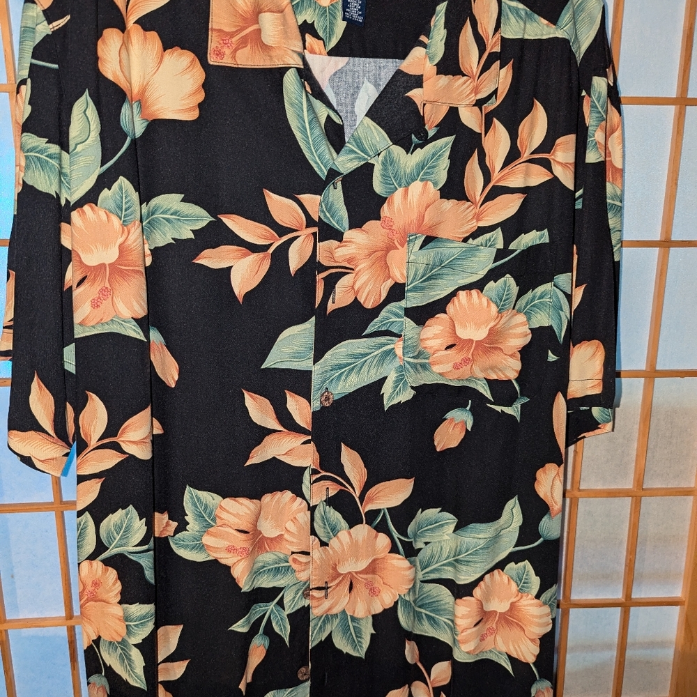 Havana cafe Hawaiian floral shirt